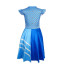 Girls Descendants 4: The Rise of Red Princess Chloe Charming Costume - Blue Dress Chloe Charming Cosplay