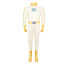 Super Mario Bros Princess Daisy Costume - Yellow Jumpsuit Princess Daisy Cosplay