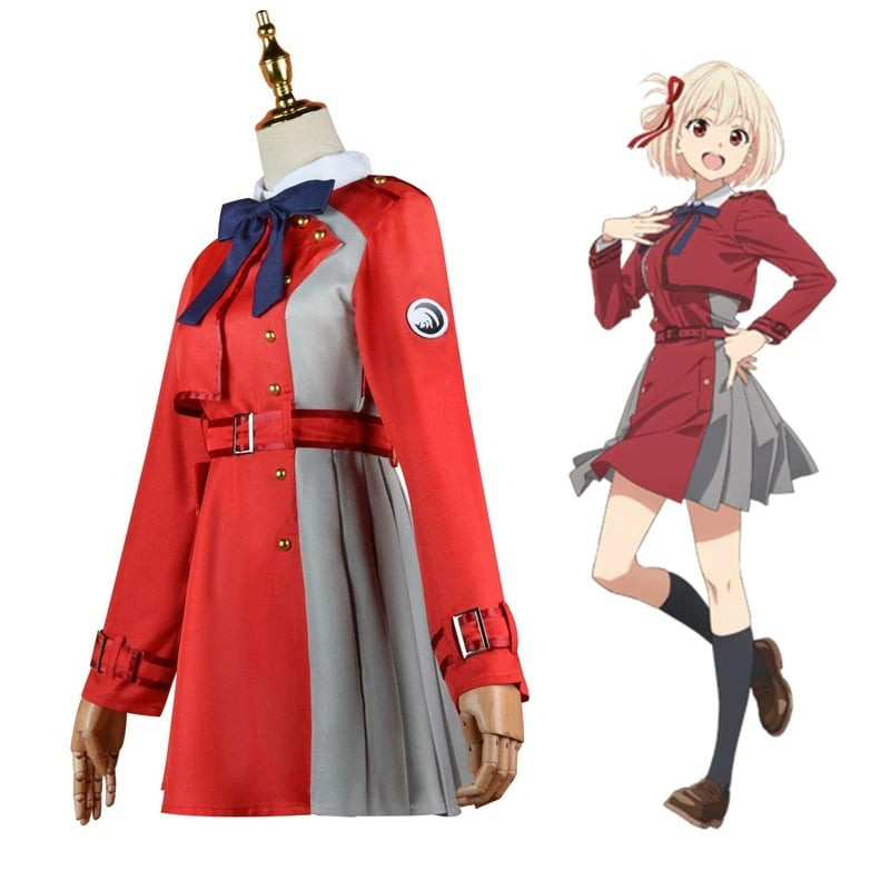 Chisato Nishikigi Uniform Lycoris Recoil Cosplay Costume