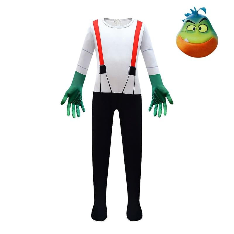 The Bad Guys Mr Piranha Kids Lycra Cosplay Costume