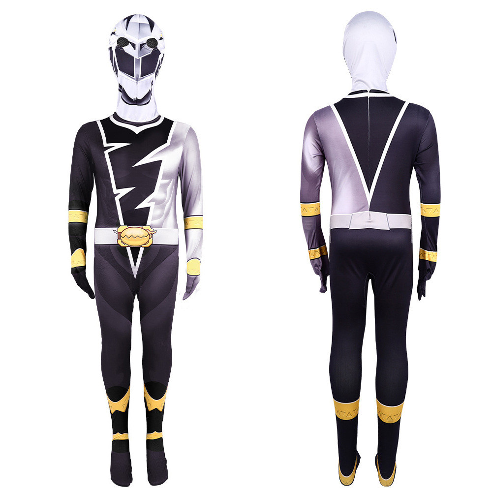 Kishiryu Sentai Ryusoulger Ryusoul Super Sentai Black Warrior Costume - Black Full Suit Ryusoul Black Cosplay