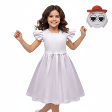 Girls Sprunki Tan Tunner Costume - Dress Mask Set Tan Sprunki Cosplay