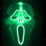 Ghostface Scream LED Costume Cosplay Party Mask