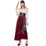 Girls Pirate Costume - Red Skirt Scarf Set Set Pirate Cosplay