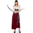Girls Pirate Costume - Red Skirt Scarf Set Set Pirate Cosplay