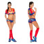 Sexy Football Girl Spain Team Costume