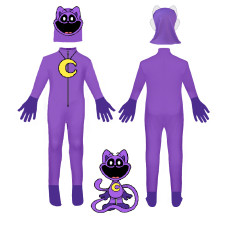 Kids Poppy Playtime Deep Sleep CatNap Costume - CatNap Cosplay