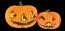 Halloween Scary Paper Pumpkin Hanging Lantern Light