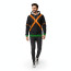 My Hero Academia Bakugo Katsuki - Orange Cross Hoodie Bakugo Katsuki Cosplay