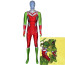 Teen Titans Beast Boy Costume - Green Red Bodysuit Beast Boy Cosplay