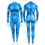 Woman Muscle Suit Costume - Navy Bodysuit Women's Muscle Suit Cosplay