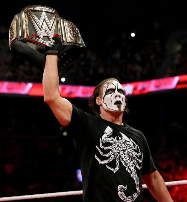 WWE Sting Costume - Black Shirt White Scorpion Black Tee Sting Cosplay