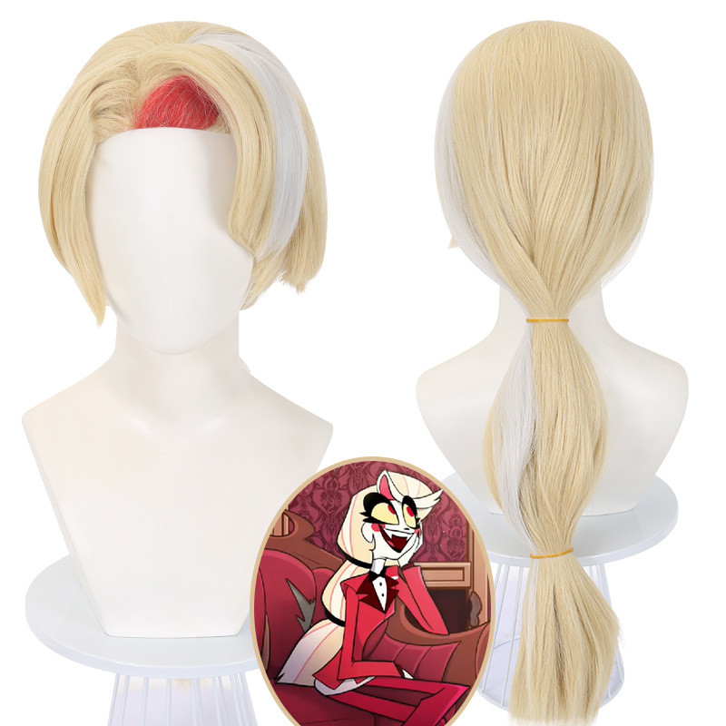 Hazbin Hotel Charlie Morningstar Wig - Charlie Morningstar Costume Wig Prop