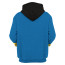 Star Trek The Original Series Starfleet Blue Uniform Costume - Hoodie Sweatpants Starfleet Blue Uniform Cosplay
