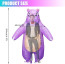 Brown and Purple Hippopotamus Inflatable Costume - Brown Purple Hippo Cosplay