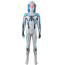 Spider-Man 2 Spider-Man White Evolved Suit Costume - Bodysuit Hood Spider-Man White Evolved Suit Cosplay