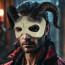Demon Devil Ram Horns Beast Mask Prop - Devil Ram Horns Cosplay Costume Mask