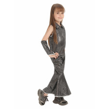 Kids Dazzling Disco Costume - Sparkling Jumpsuit Disco Cosplay