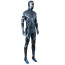Spider-Man 2 Absolute Carnage Black Blue Costume - Bodysuit Mask Set Absolute Carnage Black Blue Cosplay