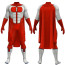 Invincible Omni-Man Nolan Costume - Red White Bodysuit Mask Cape Set Omni Man Cosplay