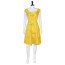 Lala Land Mia Costume - Flower Yellow Dress Mia Cosplay