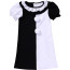 Girls Terrifier 2 The Little Pale Girl Costume - Bloody Black and White Dress The Little Pale Girl Cosplay