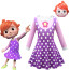 Girls Cocomelon YoYo Costume - Dress Mask Cocomelon Yoyo Cosplay