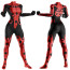 Miraculous World Paris Tales of Shadybug and Claw Noir Shadybug Costume - Black Red Bodysuit Shady Bug Cosplay