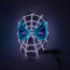 Marvel Spider-Man Black LED Mask Prop - Spider Man LED Costume Cosplay Mask