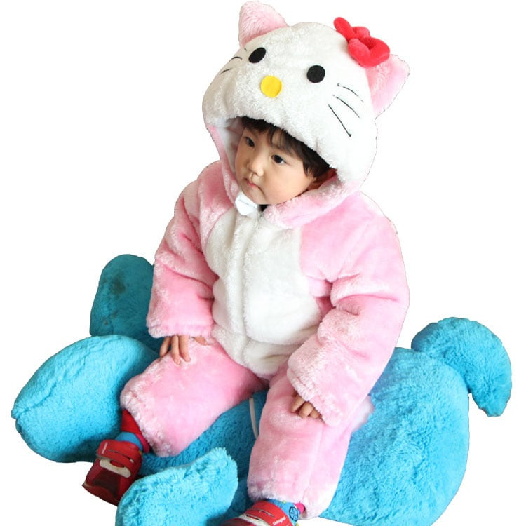 Baby Hello Kitty Costume InCharacter - Onesie Jumpsuit Hello Kitty Cosplay