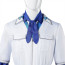 ABBA Benny Andersson Costume - White Blue Tracksuit Benny Andersson Cosplay