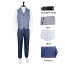Movie IF Cal Costume - Grey Suit Cal Cosplay
