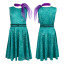 Inside Out Disgust Costume - Green Dress Mask Set Disgust Cosplay