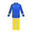 Fireman Sam Costume - Blue Bodysuit Fireman Sam Cosplay