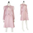 Wicked Glinda The Good Witch Costume - Pink Puff Sleeve Dress Glinda Witch Cosplay