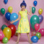 Inside Out Joy Costume - Yellow Dress Mask Set Joy Cosplay