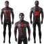Spider-Man 2 Spider-Man Black Red Webbed Suit Costume - Bodysuit Spider-Man Black Red Webbed Suit Cosplay