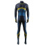 X-Men Blue Cyclops Costume - Blue Black Bodysuit Cyclops Cosplay